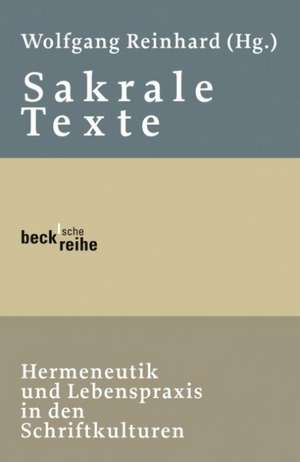 Sakrale Texte de Wolfgang Reinhard