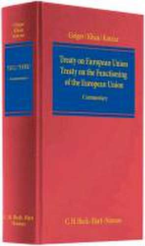 European Union Treaties de Rudolf Geiger