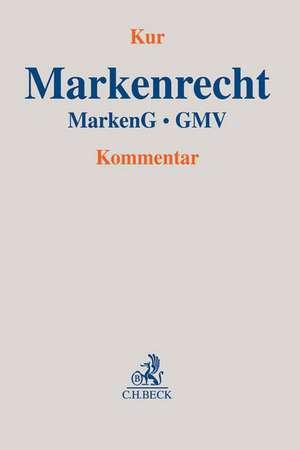 Markenrecht de Annette Kur
