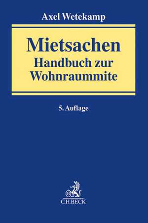 Mietsachen de Axel Wetekamp