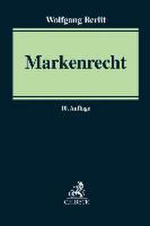 Markenrecht de Wolfgang Berlit