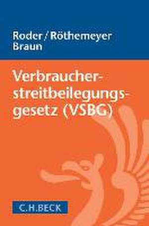 Verbraucherstreitbeilegungsgesetz de Matthias Roder