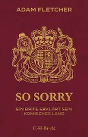 So sorry de Adam Fletcher