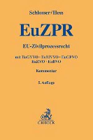 EU-Zivilprozessrecht de Peter F. Schlosser