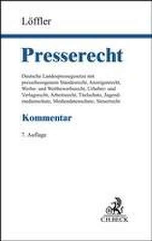 Presserecht de Martin Löffler