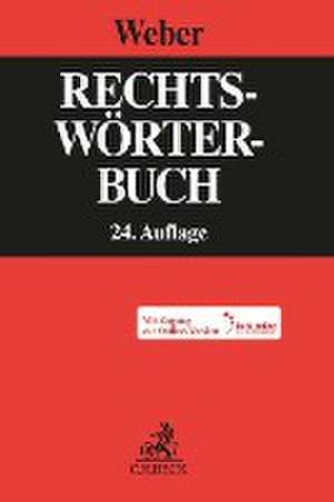 Rechtswörterbuch de Klaus Weber