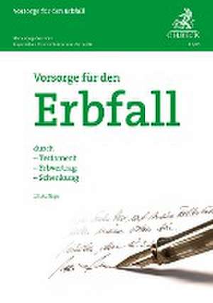 Vorsorge für den Erbfall de Bayerischen Staatsministerium der Justiz