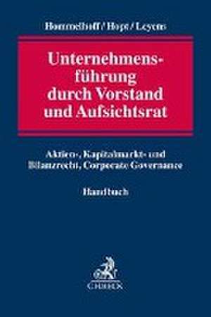 Unternehmensführung durch Vorstand und Aufsichtsrat de Peter Hommelhoff