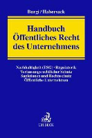 Öffentliches Recht des Unternehmens de Martin Burgi