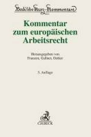 Kommentar zum europäischen Arbeitsrecht de Martin Franzen