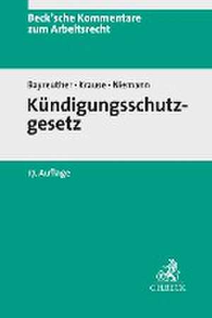 Kündigungsschutzgesetz de Frank Bayreuther