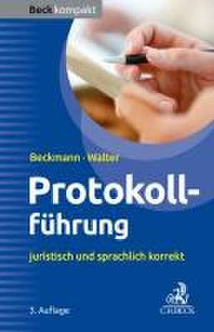 Protokollführung de Edmund Beckmann