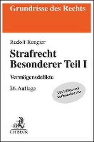 Strafrecht Besonderer Teil I de Rudolf Rengier