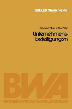 Unternehmensbeteiligungen de Dirk Petry