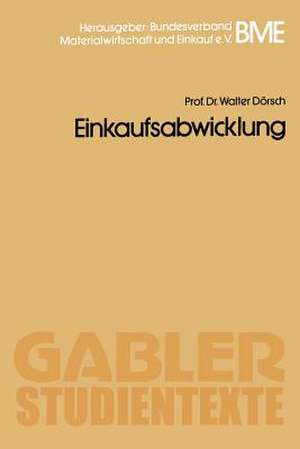 Einkaufsabwicklung de Walter Dörsch