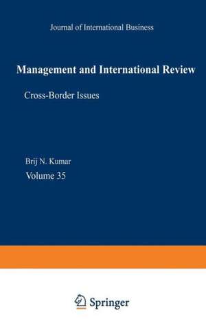 Euro-Asian Management and Business I: Cross-border Issues de Brij N. Kumar