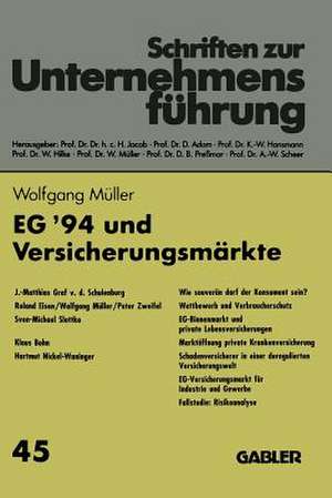 EG ’94 und Versicherungsmärkte de Wolfgang Müller