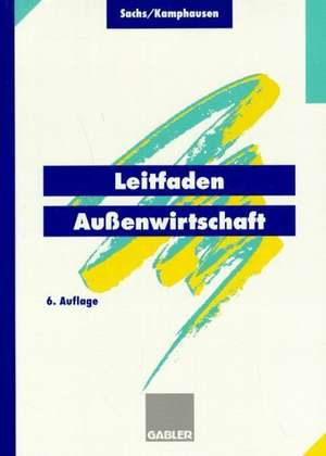 Leitfaden Außenwirtschaft de Rudolf Sachs