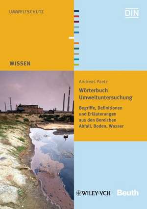 Wörterbuch Umweltuntersuchung de Andreas Paetz