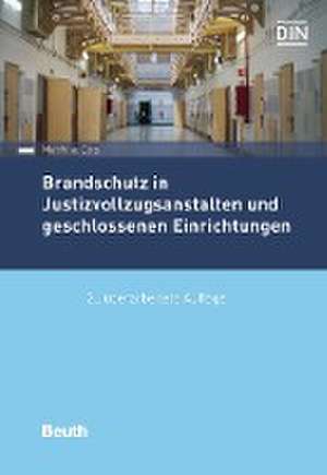 Brandschutz in Justizvollzugsanstalten und geschlossenen Einrichtungen de Matthias Otto