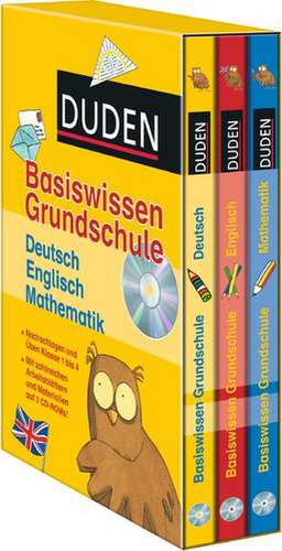 Duden Basiswissen Grundschule. Kassette Deutsch, Mathematik, Englisch de Angelika Neidthardt