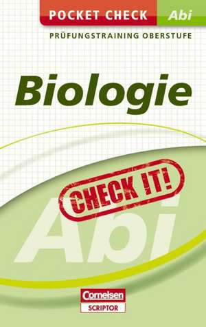 Pocket Check Abi Biologie de Wilfried Probst