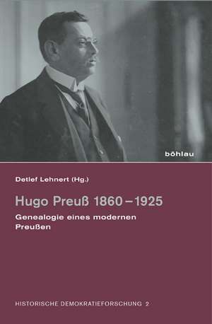 Hugo Preuß 1860-1925 de Detlef Lehnert