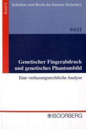 Genetischer Fingeradruck und genetischen Phantombild de Christian West