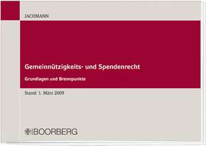 Gemeinnützigkeits- und Spendenrecht de Monika Jachmann