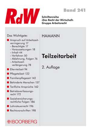 Teilzeitarbeit de Wofgang Hamann