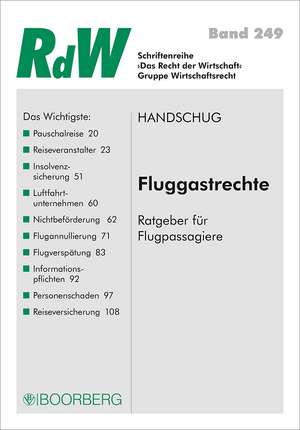 Fluggastrechte de Stephan Handschug