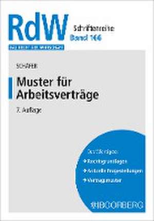 Muster für Arbeitsverträge de Gerd Schäfer