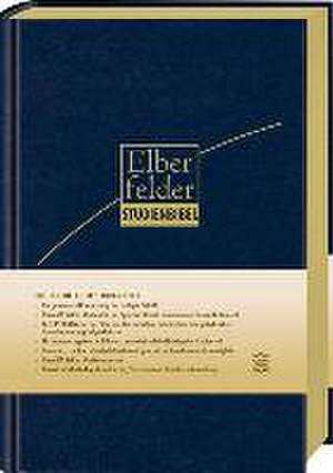 Elberfelder Studienbibel - Leder, Goldschnitt