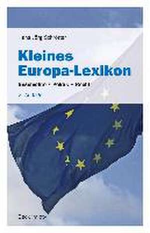 Kleines Europa-Lexikon de Hans Jörg Schrötter