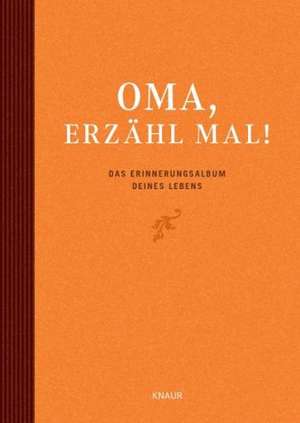 Oma, erzähl mal de Elma van Vliet