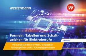 Formeln, Tabellen und Schaltzeichen für Elektroberufe mit umgestellten Formeln, englischen Fachbegriffen und IT-Grundlagenwissen de Wolf Machon