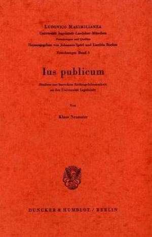 Ius publicum de Klaus Neumaier