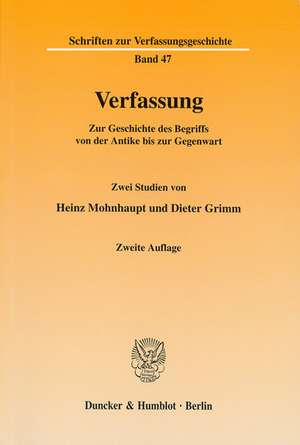 Verfassung de Heinz Mohnhaupt