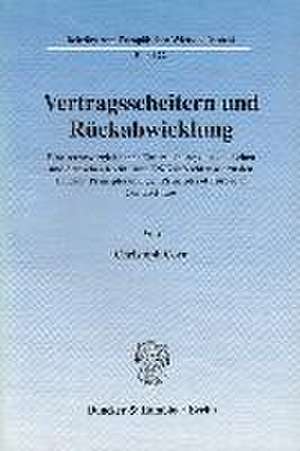 Vertragsscheitern und Rückabwicklung de Christoph Coen