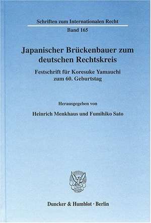 Japanischer Brückenbauer zum deutschen Rechtskreis de Heinrich Menkhaus