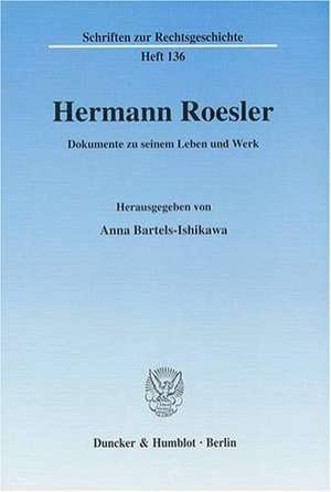 Hermann Roesler de Anna Bartels-Ishikawa