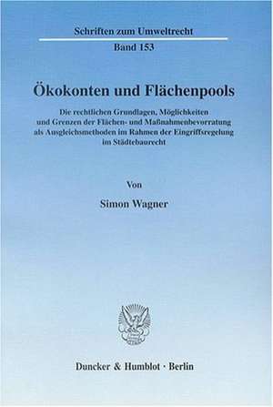 Ökokonten und Flächenpools de Simon Wagner