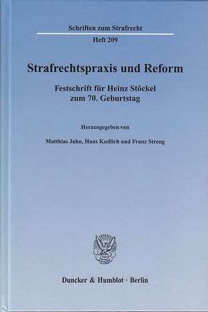 Strafrechtspraxis und Reform de Matthias Jahn