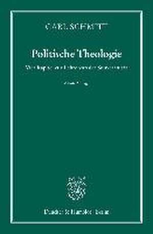 Politische Theologie de Carl Schmitt