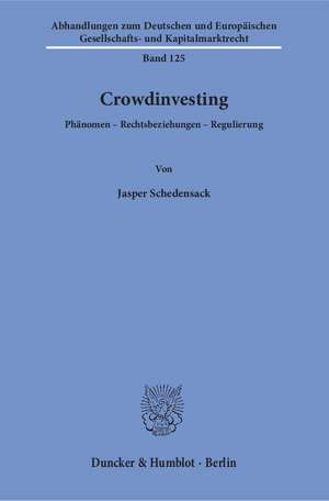 Crowdinvesting de Jasper Schedensack