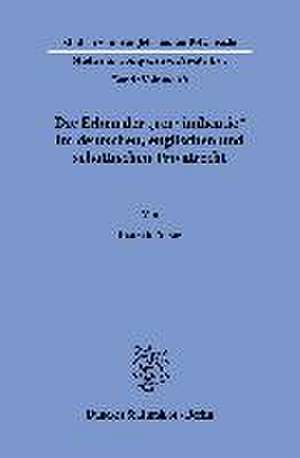 Die Erben der »rei vindicatio« im deutschen, englischen und schottischen Privatrecht. de Hannah Frahm