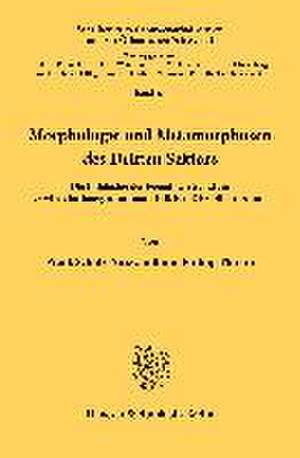 Morphologie und Metamorphosen des Dritten Sektors. de Frank Schulz-Nieswandt