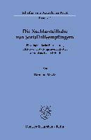 Die Nachlassteilhabe von Sozialhilfeempfängern. de Damiano Mascia