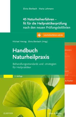 Handbuch Naturheilpraxis + 45 Naturheilverfahren - fit für die Heilpraktikerprüfung, Set de Elvira Bierbach