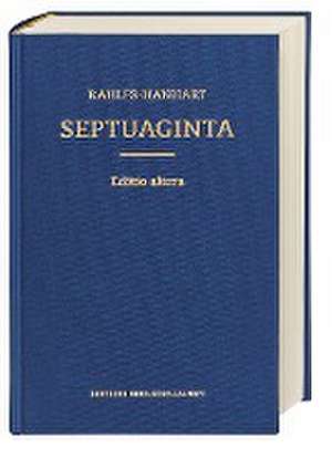 Septuaginta de Robert Hanhart